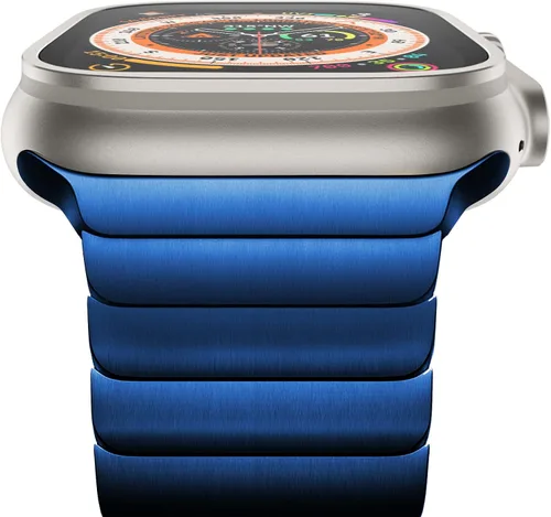 Vista 16 de NewWays - Pulsera de eslabones de titanio y acero inoxidable para Apple Watch Band Ultra 3 2 1 Band 49mm Series11 10 46mm 42mm 45mm 44mm 41mm 40mm