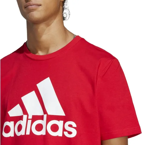 Vista 4 de adidas Camiseta Essentials Single Jersey con logotipo grande para hombre