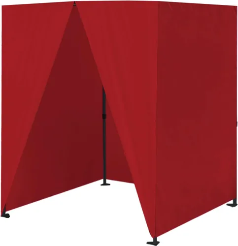 Vista 85 de Eurmax USA - Kit de paredes con cierre completo para toldo desplegable de 8x8 pies, solo 4 paredes (verde bosque)