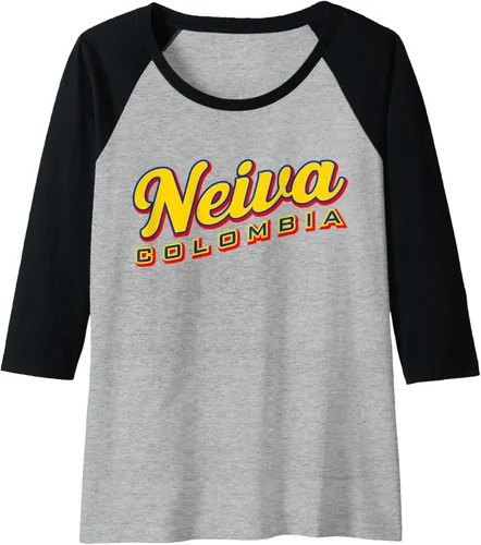 Vista 10 de Camiseta de béisbol raglán Neiva Colombia