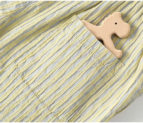 Vista 3 de LABISHU Pantalones deportivos de algodón con cintura elástica para niños pequeños