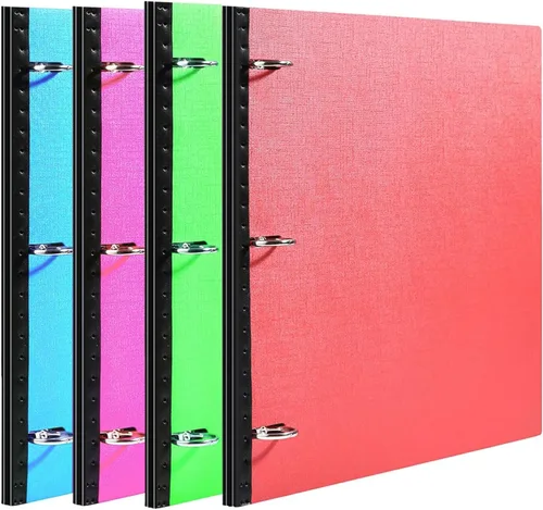 Vista 19 de WOT I Carpeta de 3 Anillos Telescópica (0.75"), Carpeta Flexible Expandible - Diseño Patentado para Fácil Portabilidad, Capacidad para 160 Hojas