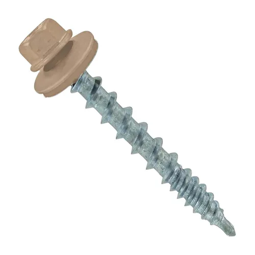Vista 21 de Fasteners Plus ST Fastening Kwikseal Woodbinder Tornillos de Metal a Madera #10 X 1 Burgundy con Arandela de Goma EPDM, 250 Unidades - Diseñados