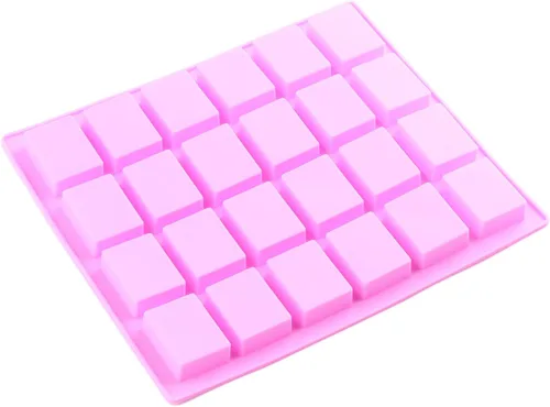 Vista 7 de Moldes del caramelo del silicón del rectángulo de 24 cavidades para las barras energéticas del caramelo del caramelo