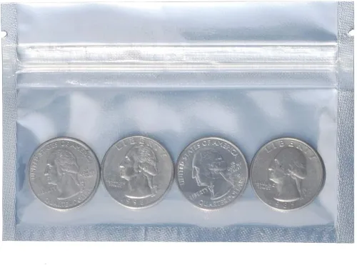 Vista 9 de AwePackage Bolsa de papel de aluminio transparente resellable a prueba de olores, cierre hermético (100, 3 x 4-1/2 (gramos))