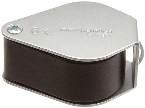 Vista 2 de Eschenbach Lupa plegable aplanática 1176-6, aumento 6x, 24 dioptrías, diámetro de lente de 0.906 in