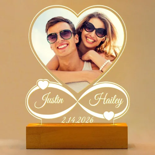 Vista 19 de Marco de fotos personalizado, marcos de fotos personalizados, regalos de fotos personalizados de aniversario para mujeres, hombres, ella, él, novia