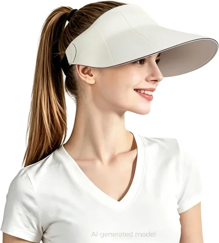 Vista 9 de Visera solar para mujer Negro