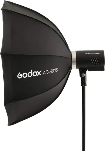 Vista 4 de Godox AD-S60S - Caja de luz portátil de 23,6 pulgadas/23.6 in Godox para AD300Pro ML60II ML60IIBi ML30 ML30Bi Luz para fotografía retrato