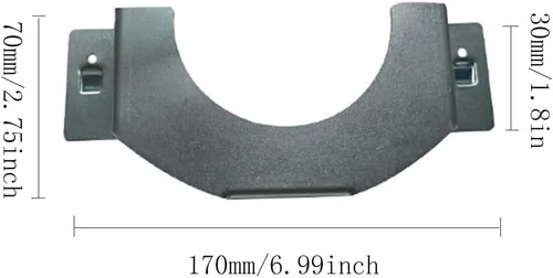 Vista 2 de Paquete de 2 herramientas para amoladora angular, soporte de pared, soporte de montaje en pared, amoladoras para máquina de corte de estante