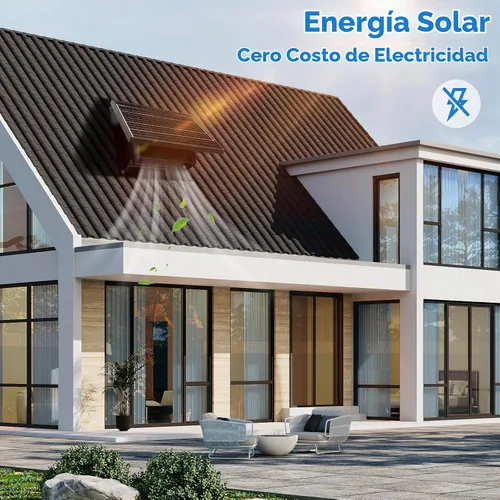 Vista 4 de Ventilador solar de ventilación de techo de 25 W con rejillas de ventilación de techo extraíbles de 8 pulgadas, ventilador de escape solar