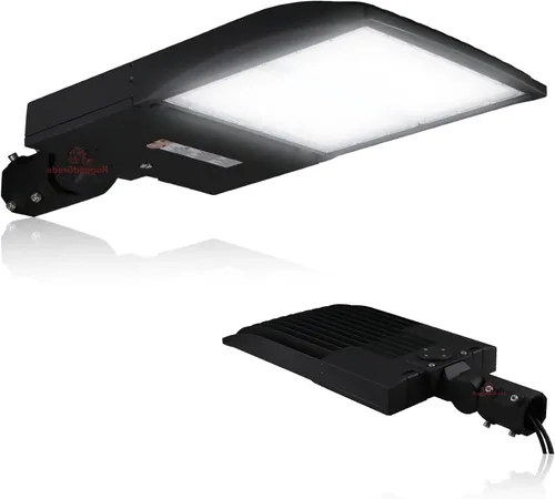 Vista 23 de RuggedGrade Vatiaje de luz LED NextGen IV de 100 W para estacionamiento Negro
