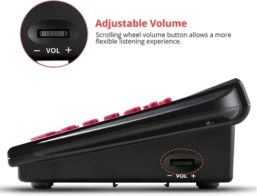 Vista 4 de AGPtek® auriculares binaurales con cable, manos libres, micrófono y cancelación de ruidos externos (5 opciones de colores).