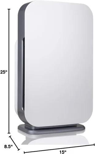 Vista 4 de Purificador de aire Alen BreatheSmart Flex HEPA con filtro puro, tasa de intercambio de 700 pies cuadrados en 30 minutos, 1400 pies cuadrados en 1