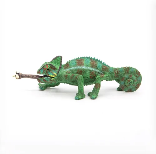 Vista 7 de Papo - Figura de camaleón realista - A partir de 3 años - Colección Wild Life - Juego educativo de reptiles exóticos - Juguete de idea de regalo