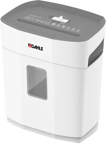 Vista 10 de Dahle PaperSAFE PS 100 - Trituradora de papel, sin aceite, protección contra atascos, nivel de seguridad P-4, 5 hojas máximas, grapas