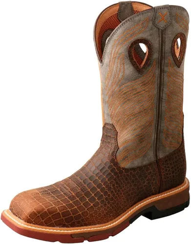 Vista 9 de Twisted X Mens 12" Nano Composite Safety Toe Western Work Boot