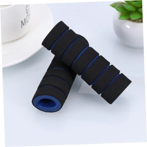 Vista 6 de BESPORTBLE 2 unids manillar de bicicleta empuñaduras de bicicleta para manillares Agarres de bicicleta mango barra de esponja Grip cubierta