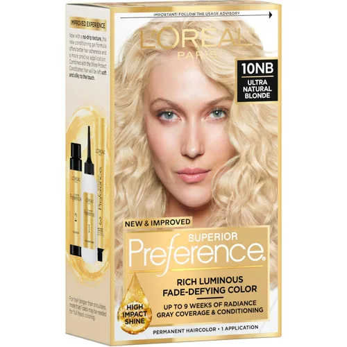 Vista 51 de L'Oreal Paris Superior Preference - Tinte permanente luminoso que desafía la decoloración para el cabello, tinte para el cabello hasta 9 semanas