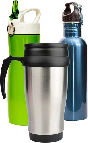 Vista 7 de Jokari Organizador de almacenamiento de vasos y botellas, estante para puerta con capacidad para grandes recipientes de agua y bebida con un sistema