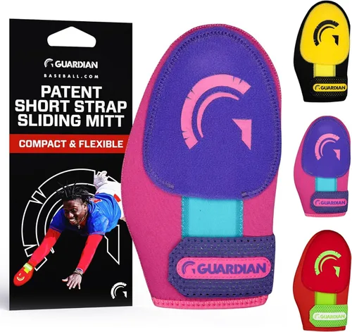 Vista 30 de Guante deslizante Guardian Baseball - Tallas para jóvenes y adultos - Guante deslizante para béisbol - Correa de compresión elástica