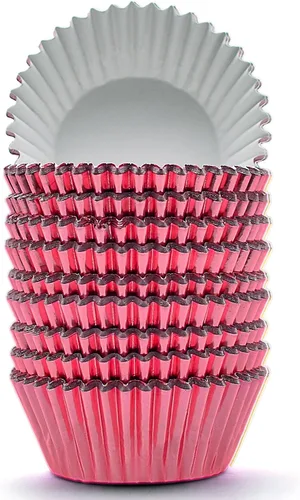 Vista 9 de 200 piezas de forros de papel de aluminio negro para cupcakes, tazas estándar para hornear, moldes de papel para muffins