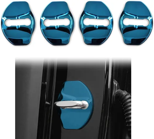 Vista 10 de Compatible con 2026 2025 Tesla Model Y Juniper - Protector de silicona para cerradura de puerta, compatible con 2017-2026 Modelo 3 (Highland)