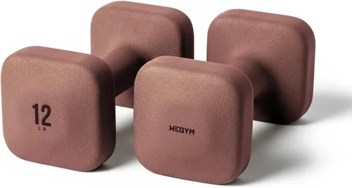 Vista 14 de WeGym Square Dumbbells for Home Gym, Hand Weights for Strength Training
