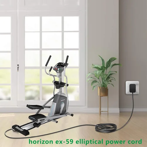 Vista 2 de Cable de alimentación elíptico Horizon para Horizon EX-59 Elíptica EX59 EX 59 EX-69 Fitness 12V AC Adapter