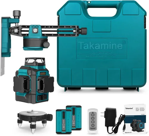Vista 6 de Takamine Nivel láser Pro 12 línea autonivelante, 3x360° línea roja ultra