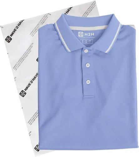 Vista 6 de H2H Polo de manga corta para hombre ligero de varios estilos