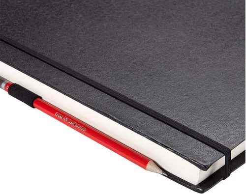 Vista 4 de KINGART Cuaderno de bocetos de tapa dura, paquete de 2, 8.5" x 11