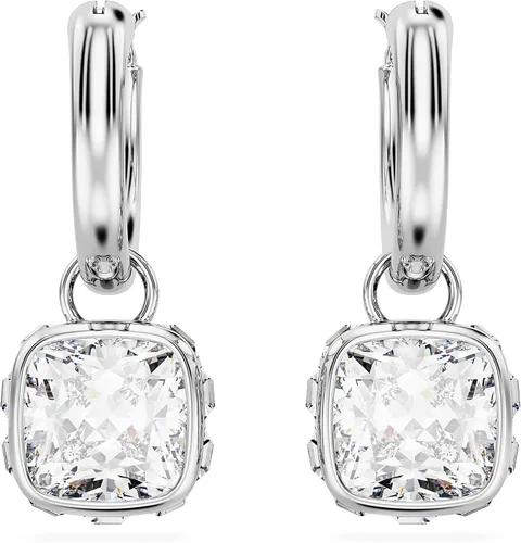Vista 2 de Swarovski Chroma Stud Earring Collection, Rhodium and Gold Tone Finishes, Multi-Color Crystals