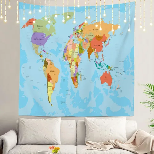Vista 121 de Shrahala Tapiz de pared de hojas de arce otoñal, hojas rojas llameantes, fondo negro, tapiz grande para colgar en la pared, tapiz decorativo