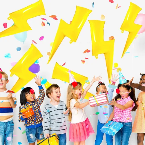 Vista 4 de Kasyat - 8 globos de rayo de 36 pulgadas para fiesta