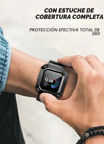 Vista 6 de SUPCASE Unicorn Beetle Pro - Correa de reloj para Fitbit Versa 4, Fitbit Versa 3, Fitbit Sense 2/1, correa protectora de repuesto
