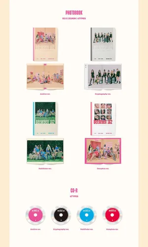 Vista 5 de TWICE - BETWEEN 1&2 11th Mini Album ( 4 Version Full Set. )+1ea TWICE Store GIft Card K-POP SEALED