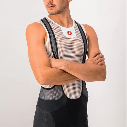 Vista 5 de Castelli Core Mesh 3 sin mangas Baselayer - Hombre Blanco