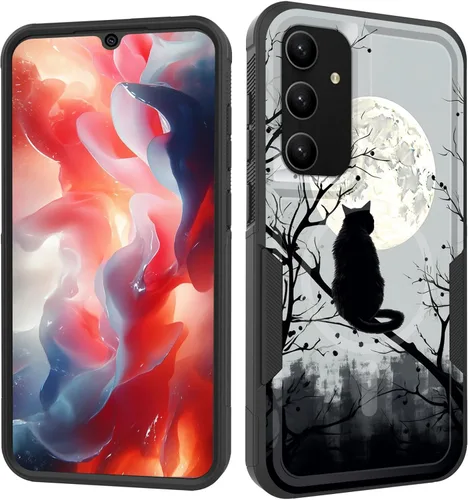 Vista 30 de Funda magnética para Galaxy A16 5G, [compatible con MagSafe] [protección contra caídas de grado militar] Funda resistente a prueba de golpes