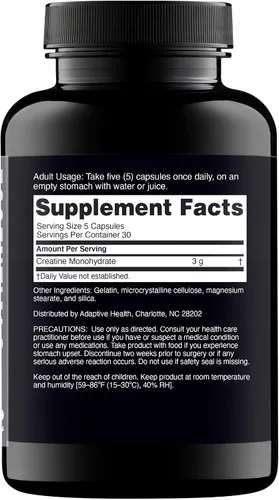 Vista 2 de Complemento de Píldoras de Monohidrato de Creatina Premium Nugenix Essentials, 3000mg, 150 Cápsulas