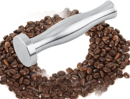 Vista 5 de OUKENS Tamper de café, martillo de presión sólido de acero inoxidable de 0.9 in / 0.94 pulgadas, herramienta de llenado recargable para cápsulas