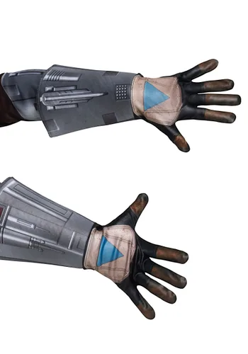 Vista 2 de Accesorio Guantes de Brazalete de The Mandalorian para Niños Multicolor