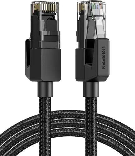 Vista 10 de UGREEN Cable Ethernet Cat 6 trenzado Cat6 Gigabit de alta velocidad 1000Mbps cable de Internet RJ45 blindado cable LAN de red compatible con PC