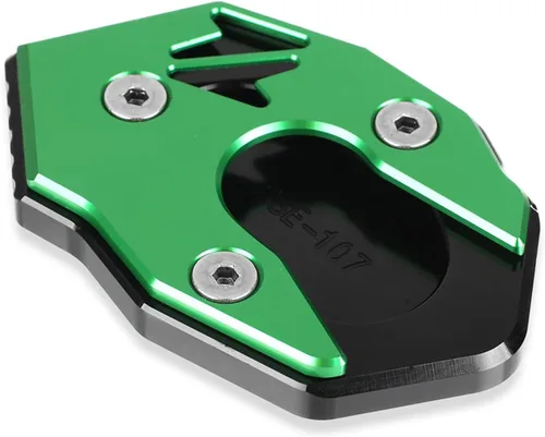 Vista 3 de Soporte lateral de motocicleta para Z650 2017-2023 /Z900 2017-2023 /Z900RS 2017-2023 verde