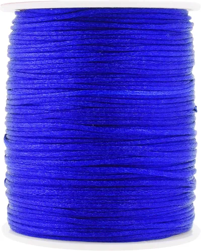 Vista 95 de Mandala Crafts Cordón de satén de cola de rattail de 0.02 in para nudos chinos de macramé