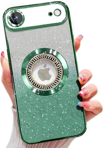 Vista 326 de Misscase Funda magnética con purpurina para iPhone 11 compatible con MagSafe, protección completa, delgada, a prueba de golpes, antiarañazos