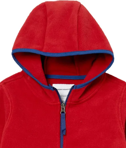 Vista 2 de Tienda Essentials - Chaqueta de forro polar con cremallera completa y capucha para niños y niños pequeños