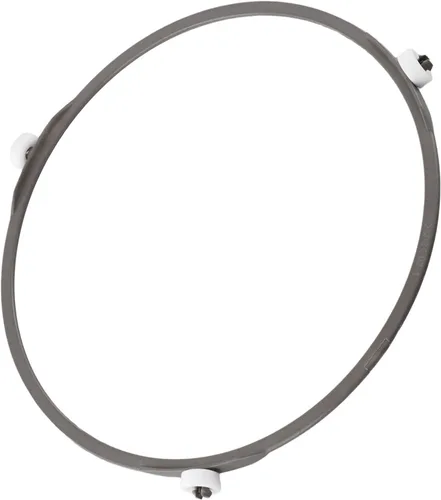 Vista 2 de Base de soporte giratorio para horno microondas con soporte giratorio de 3 ruedas, compatible con soporte de anillo de 7 pulgadas de diámetro