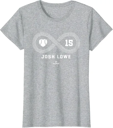 Vista 6 de Camiseta Infinite Love Josh Lowe Tampa Bay MLBPA, Negro