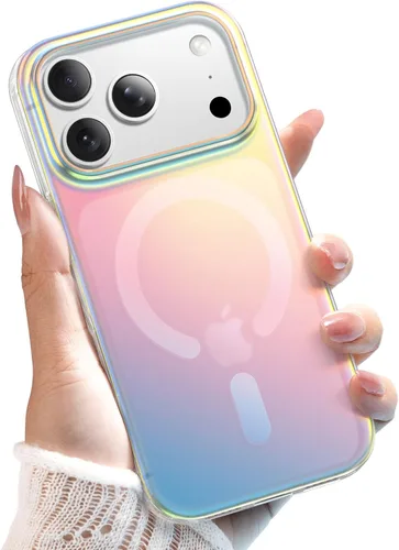 Vista 10 de JETech Funda magnética para iPhone 14, iridiscente